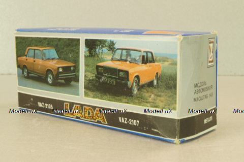 Ваз-2105 жигули, бордовая, август 1988г.,Тантал/Радон 1:43