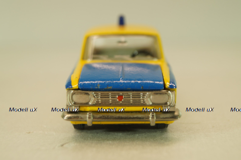 Москвич-412 А8, ГАИ, 3 зажима,Тантал/Радон 1:43