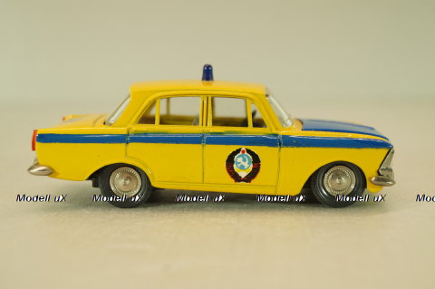 Москвич-412 А8, ГАИ, 3 зажима,Тантал/Радон 1:43