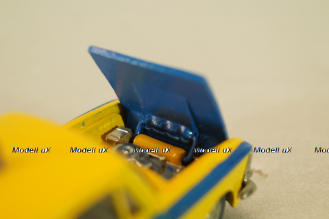 Москвич-412 А8, ГАИ, 3 зажима,Тантал/Радон 1:43