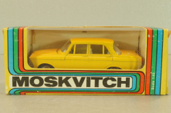Москвич-412 А1, 2 зажима, желтый, декабрь 1978, Тантал/Радон 1:43