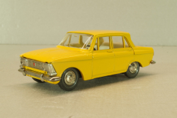 Москвич-412 А1, 2 зажима, желтый, декабрь 1978, Тантал/Радон 1:43