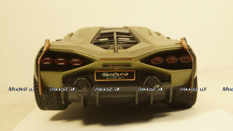 Lamborghini Sian FKP 37, matt olivee, Burago 1:24