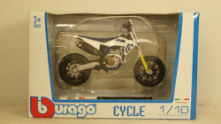 Husqvarna FS 450 Supermoto white/Decorated, Burago 1:18