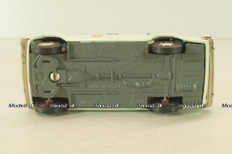 Ваз-2101 Милиция, бело-голубой, сентябрь 1990г.,  Тантал/Радон 1:43