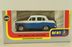 Москвич-403, синий/белый, , Агат 1:43 ( Чума)
