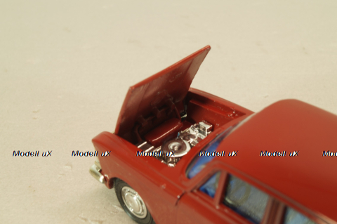 Москвич-408 бордовый, декабрь 97г., Агат 1:43