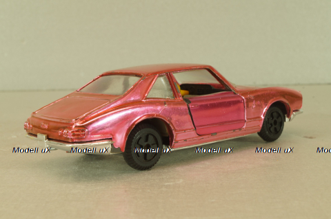 Ford Chia V280, хром, редкий, красная, Ремейк СССР 1:43