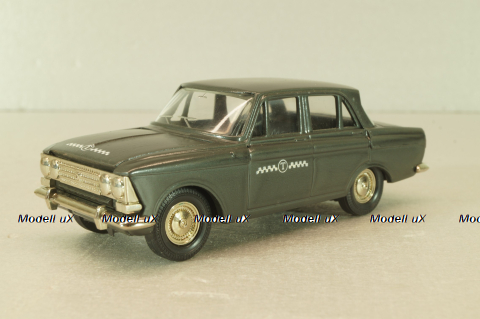 Москвич-412 Такси, серо-черный, Тантал/Радон 1:43