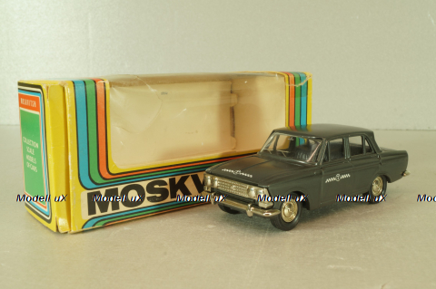 Москвич-412 Такси, серо-черный, Тантал/Радон 1:43