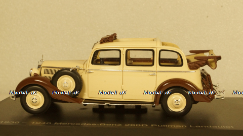 Mercedes 260D Pullman Landaulet 1936-1940, fully open, EMGEMB43001B, ESVAL Model 1:43