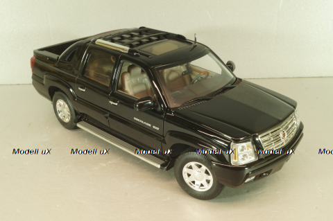 Cadillac Escalade EXT Pickup 2002, black, Anson 1:18