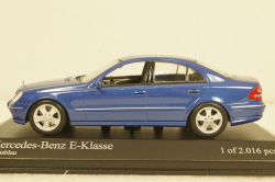 Mercedes E320 W211 E-Klasse 2002, blue, 400031501, Minichamps 1:43