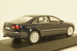 Audi A8 D3, Facelift 2005, dark blue, 400011802, Minichamps 1:43