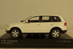 Volkswagen Touareg V10 TDI 2003 white, 400052001, Minichamps 1:43