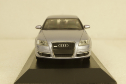 Audi A6 C6 sedan 2004, Akoya silver, 400013000, Minichamps 1:43