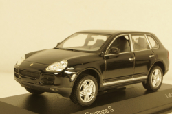 Porsche Cayenne S 2002, black metallic, 400061001, Minichamps 1:43