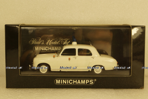Mercedes 180 (W120) - 1953 Polizei, 430033191, Minichamps 1:43