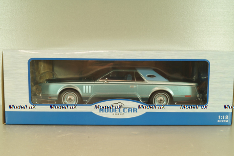 Lincoln Continental Mark V 1978, light blue, MGG18369, MCG 1:18