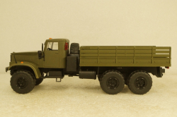 Краз-255, бортовой, хаки, Саратов 1:43