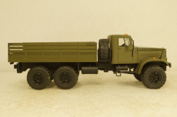 Краз-255, бортовой, хаки, Саратов 1:43