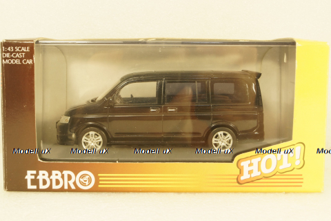 Honda Step Wagon, black, Ebbro 1:43