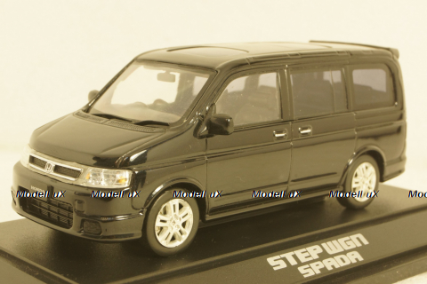 Honda Step Wagon, black, Ebbro 1:43
