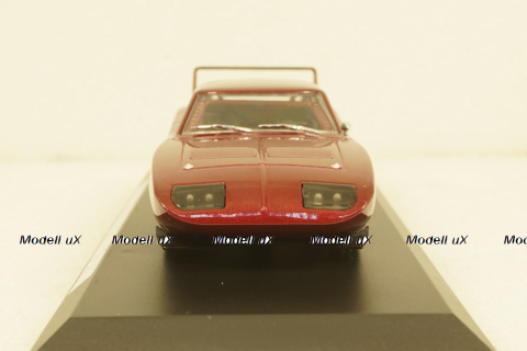 Dodge charger daytona 1969, Dom's custom, bordo, 86221, GreenLight 1:43