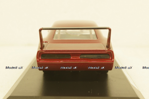 Dodge charger daytona 1969, Dom's custom, bordo, 86221, GreenLight 1:43
