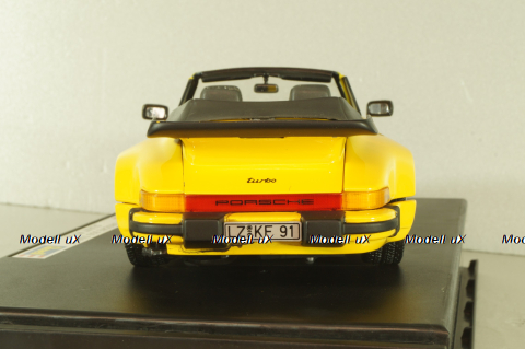 Porsche 930 Turbo Slant Nose Convertible 1987, yellow, 08807, Revell 1:18