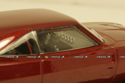 Dodge charger daytona 1969, Dom's custom, bordo, 86221, GreenLight 1:43