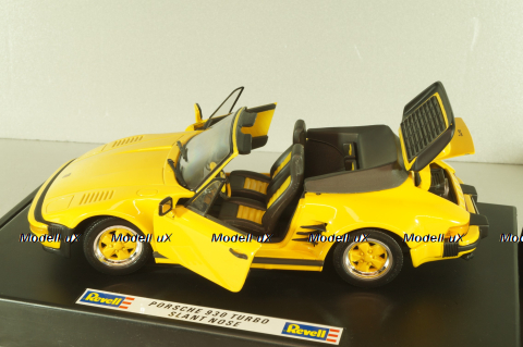 Porsche 930 Turbo Slant Nose Convertible 1987, yellow, 08807, Revell 1:18