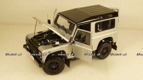 Land Rover Defender 90 - 2015, Silver, ALM810202, Almost Real 1:18
