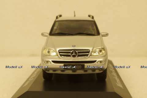 Mercedes ML 320 W163 ML-Klasse 2002, silver, В6 6961928, IXO 1:43