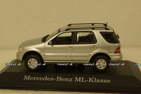 Mercedes ML 320 W163 ML-Klasse 2002, silver, В6 6961928, IXO 1:43