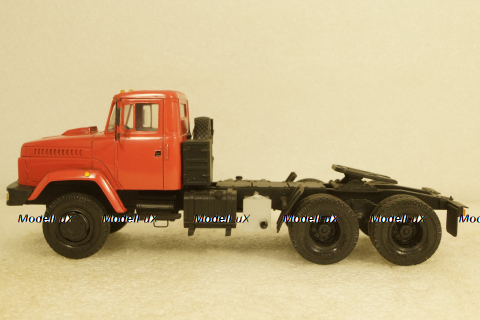 КРАЗ-64431 6х4 Тягач седельный, красный, Херсон Моделс 1:43