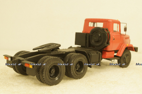 КРАЗ-64431 6х4 Тягач седельный, красный, Херсон Моделс 1:43