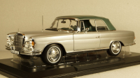 Mercedes 280SE (W108) Cabriolet 1969 Silver, 183761, Norev 1:18