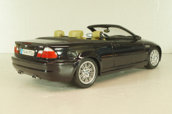 BMW M3 Cabriolet (E46) 2001, black, Kyosho 1:18