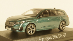 Peugeot 308 SW GT Avatar Blue 2021, 473935, Norev 1:43
