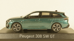 Peugeot 308 SW GT Avatar Blue 2021, 473935, Norev 1:43
