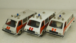 Раф-2203, медицинская, светло-серая, сентябрь 89г., Тантал/Радон 1:43