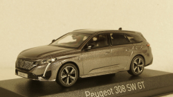 Peugeot 308 Sw Gt 2021 Platinum Grey, 473936, Norev 1:43