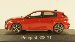Peugeot 308 GT 2021 Elixir Red, 473932, Norev 1:43
