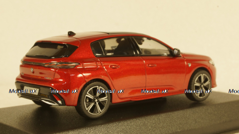 Peugeot 308 GT 2021 Elixir Red, 473932, Norev 1:43