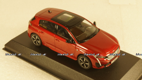 Peugeot 308 GT 2021 Elixir Red, 473932, Norev 1:43