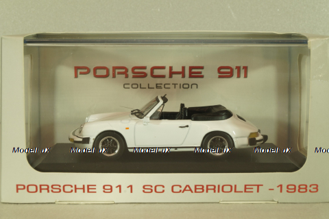 Porsche 911 SC Cabriolet 1983, white, 7114004, Atlas 1:43