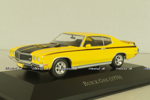 Buick GSX 1970, yellow, American Cars №19, AC019, Altaya 1:43