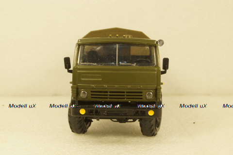 Камаз-4326, 4х4 поворотный мост хаки, Элекон 1:43