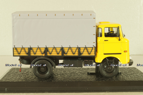 IFA W50L truck 1965, yellow/grey, 7167101, Atlas 1:43